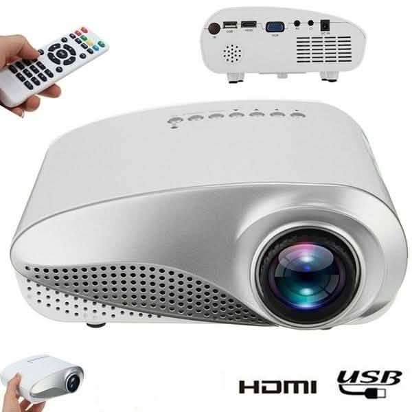 Mini projecteur LED HD Cinéma de maison 3D