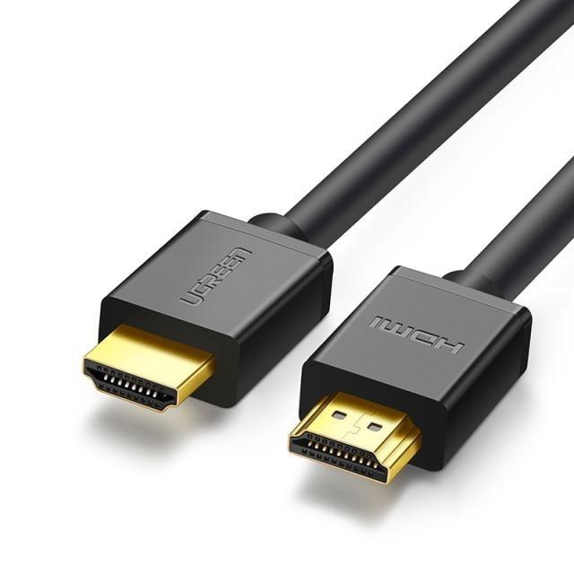 Câble HDMI 4K 2.0 Boîtier de commutateur répartiteur de câble HDMI vers HDMI Câble vidéo audio 60Hz Connecteurs plaqués or ultra haute vitesse HDMI 4K pour téléphone portable TV jeux