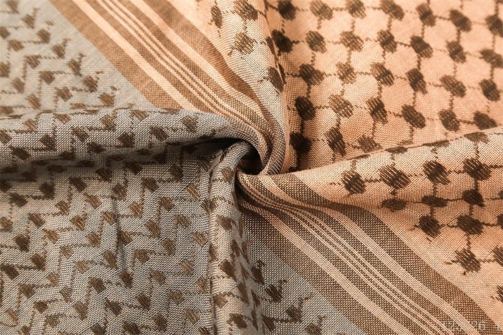Foulard Hijab Homme Coton Arabe Hijab Burqa Palestine Keffieh Écharpe Vêtements Islamiques Arabes Homme Musulman Hijab Foulard Motif de Shemagh Keffieh Arabe Homme Arabe Keffieh Foulard Musulman Arabe Homme Châle