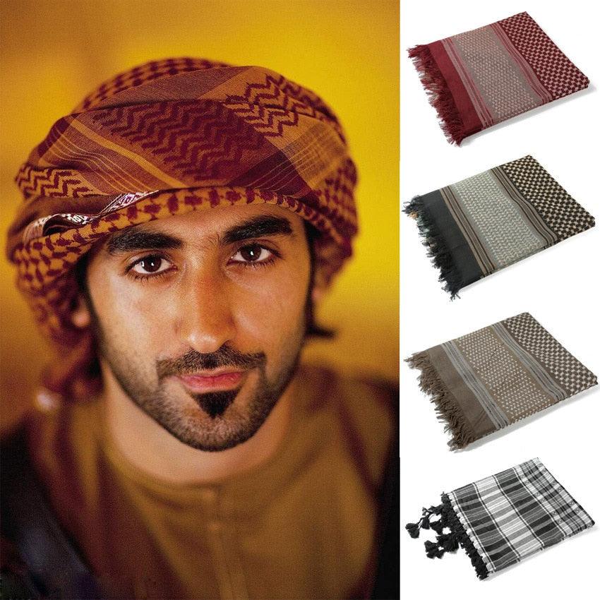Foulard Hijab Homme Coton Arabe Hijab Burqa Palestine Keffieh Écharpe Vêtements Islamiques Arabes Homme Musulman Hijab Foulard Motif de Shemagh Keffieh Arabe Homme Arabe Keffieh Foulard Musulman Arabe Homme Châle