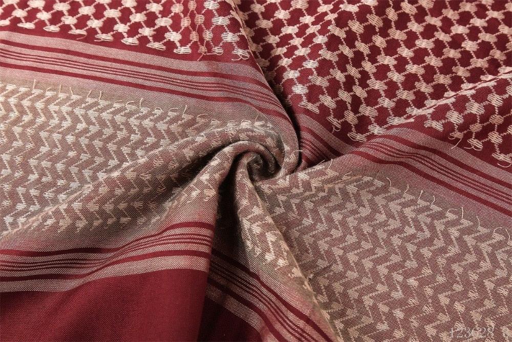 Foulard Hijab Homme Coton Arabe Hijab Burqa Palestine Keffieh Écharpe Vêtements Islamiques Arabes Homme Musulman Hijab Foulard Motif de Shemagh Keffieh Arabe Homme Arabe Keffieh Foulard Musulman Arabe Homme Châle