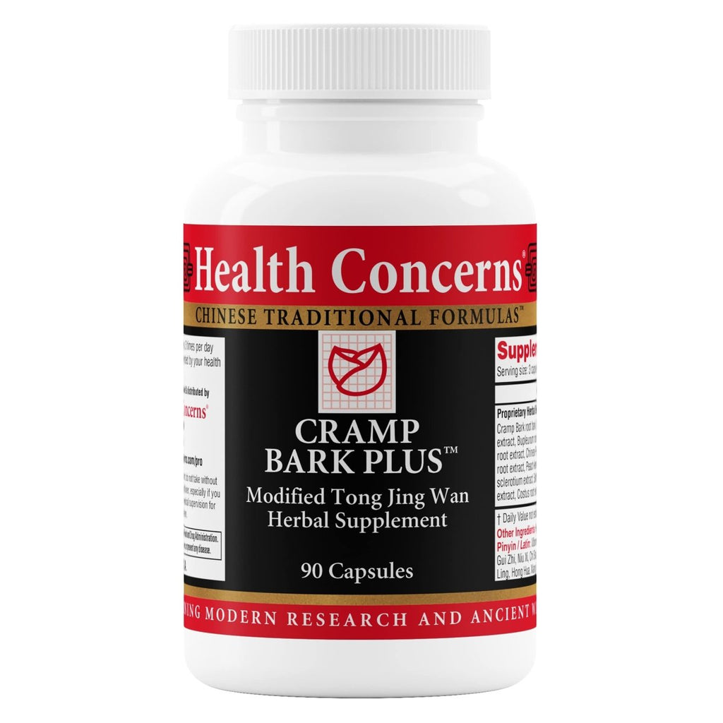 Health Concerns Cramp Bark Plus - Soulagement des crampes menstruelles et complément pour la santé des femmes - 90 gélules