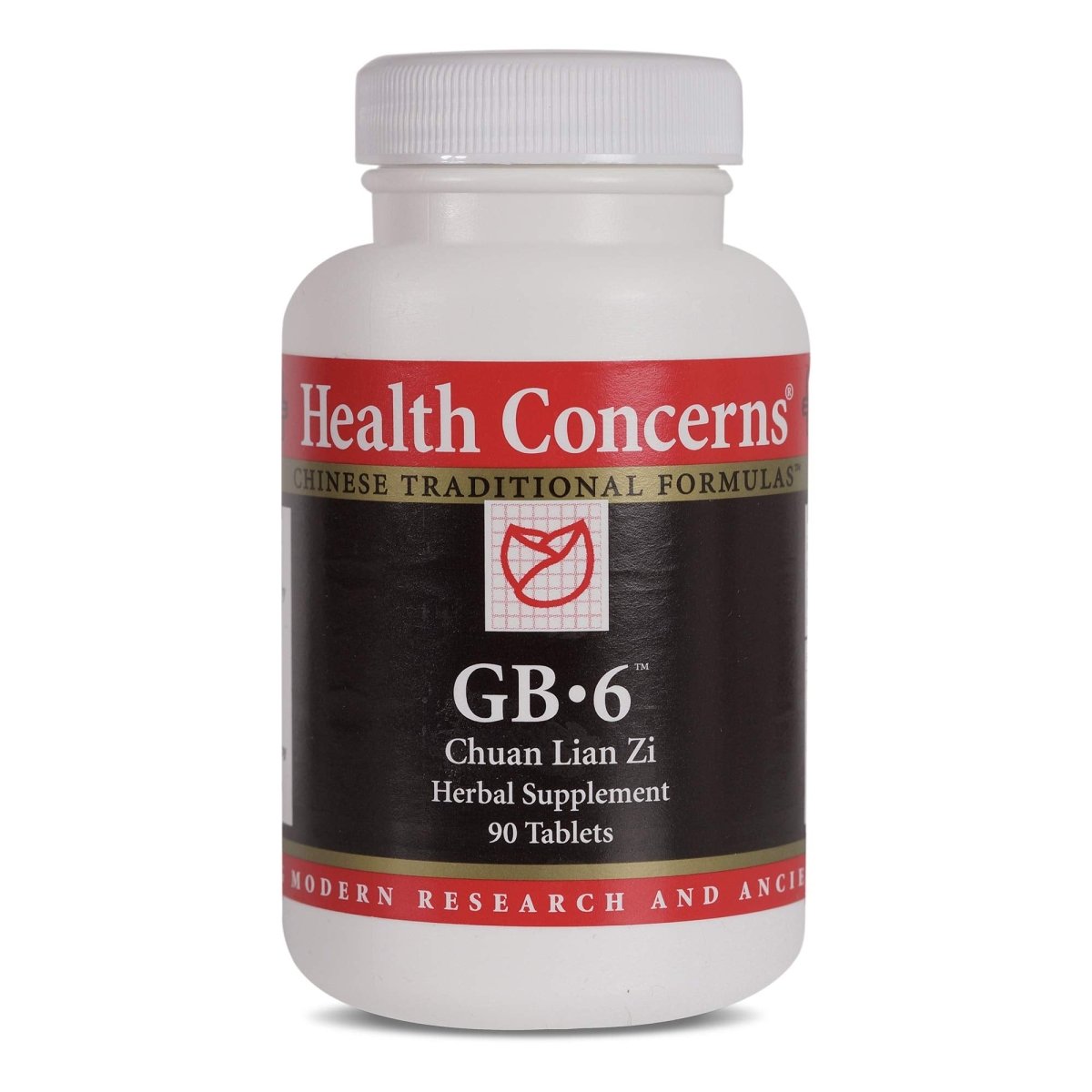 Problèmes de santé - GB-6 - Complément à base de plantes Chuan Lian Zi pour le soutien de la vésicule biliaire et du foie - 90 comprimés