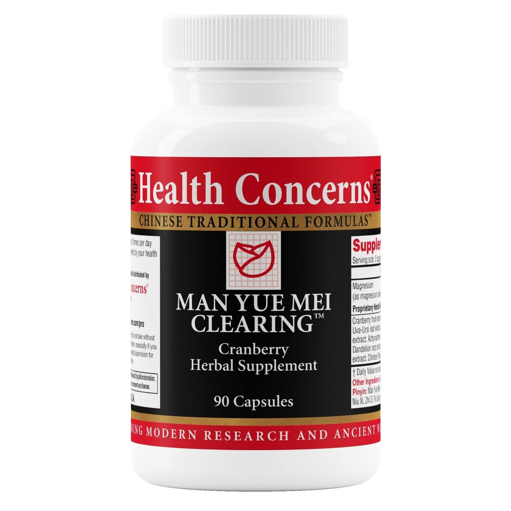 Problèmes de santé Man Yue Mei Clearing - Supplément de canneberge pour la santé des voies urinaires - 90 gélules