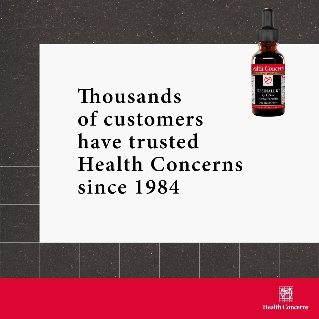 Health Concerns Resinall K - Soutien Énergétique, Guérison et Régénération - 30 ml