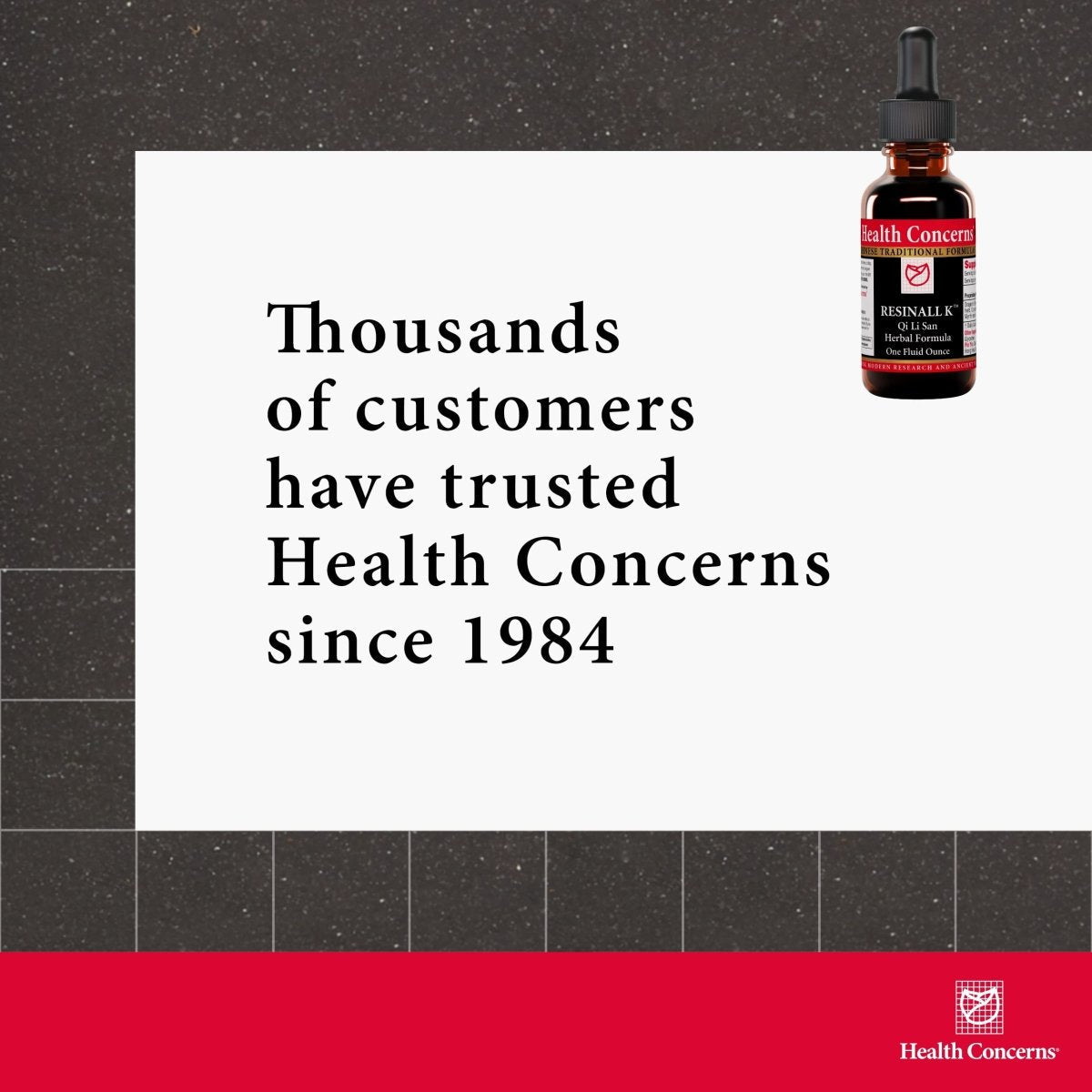 Health Concerns Resinall K - Soutien Énergétique, Guérison et Régénération - 30 ml