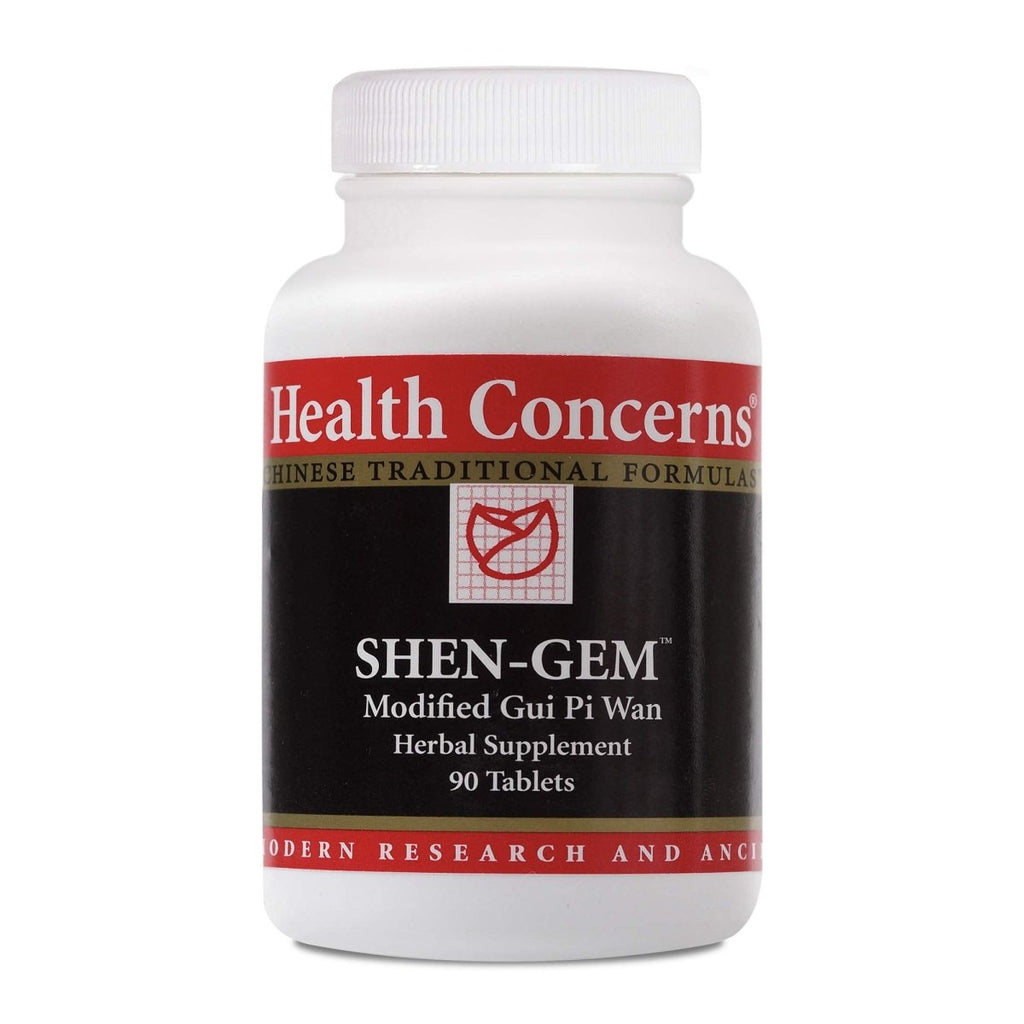 Problèmes de santé - Shen-Gem - Complément Herbal Modifié de GUI Pi Wan - 90 Comprimés