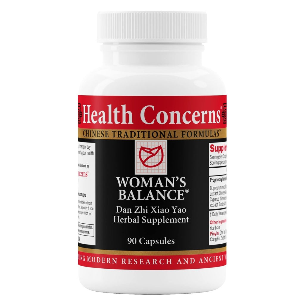 Health Concerns Woman's Balance - Complément Soulagement et Soutien du Syndrome Prémenstruel (SPM) pour Femmes - Grand format, 90 capsules