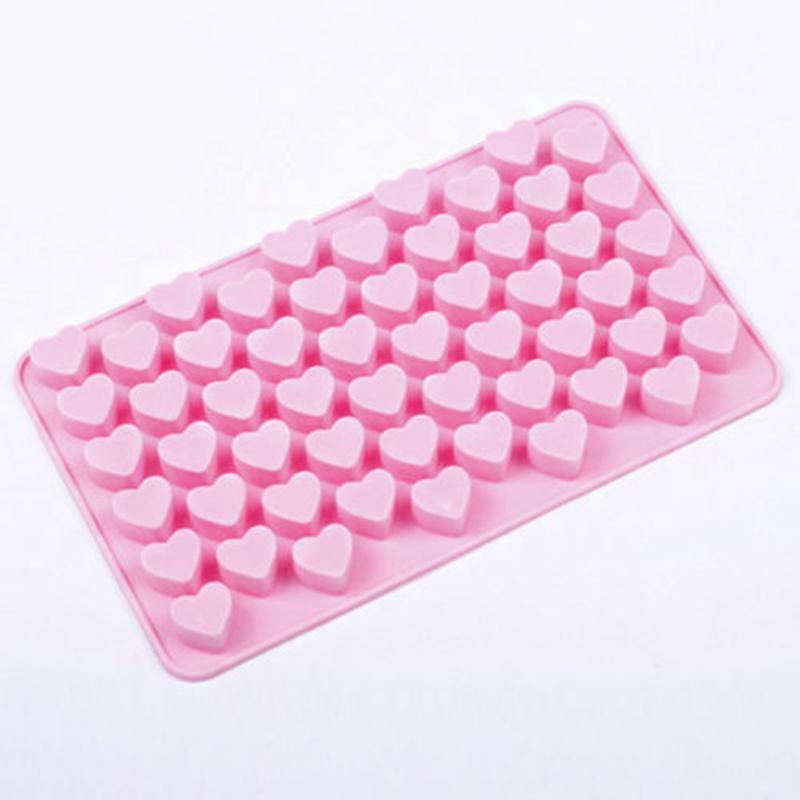 Moule en silicone en forme de cœur pour gâteaux, gelées, biscuits, savons, chocolats, outils de cuisson, accessoires de cuisine, moule à bonbons de la Saint-Valentin, moule à gelée.