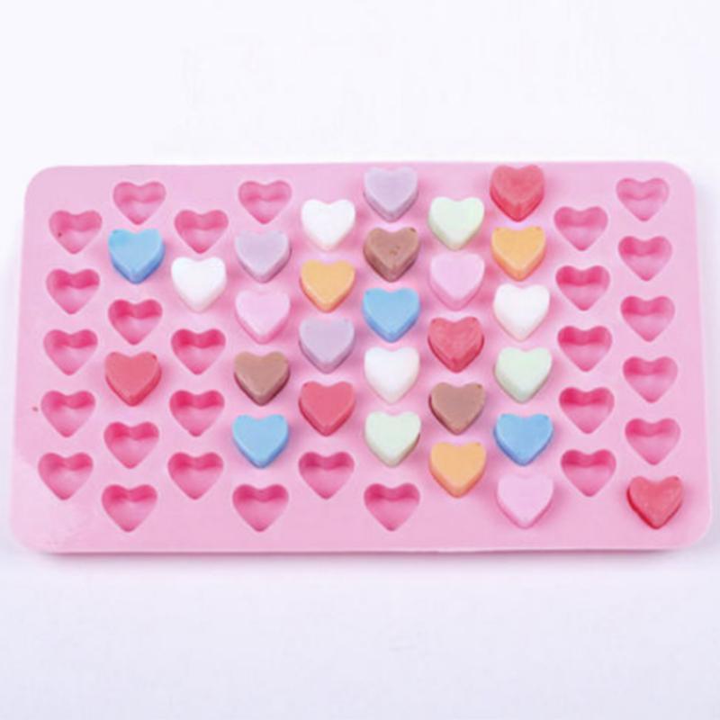 Moule en silicone en forme de cœur pour gâteaux, gelées, biscuits, savons, chocolats, outils de cuisson, accessoires de cuisine, moule à bonbons de la Saint-Valentin, moule à gelée.