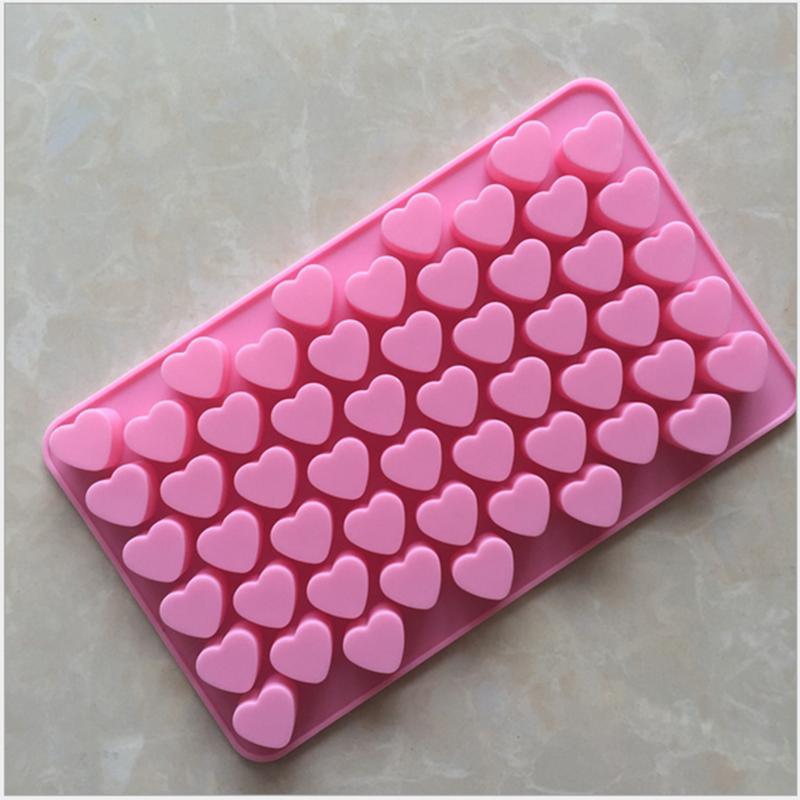 Moule en silicone en forme de cœur pour gâteaux, gelées, biscuits, savons, chocolats, outils de cuisson, accessoires de cuisine, moule à bonbons de la Saint-Valentin, moule à gelée.