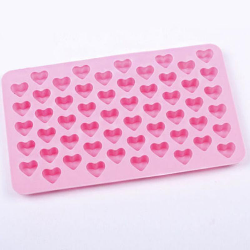 Moule en silicone en forme de cœur pour gâteaux, gelées, biscuits, savons, chocolats, outils de cuisson, accessoires de cuisine, moule à bonbons de la Saint-Valentin, moule à gelée.