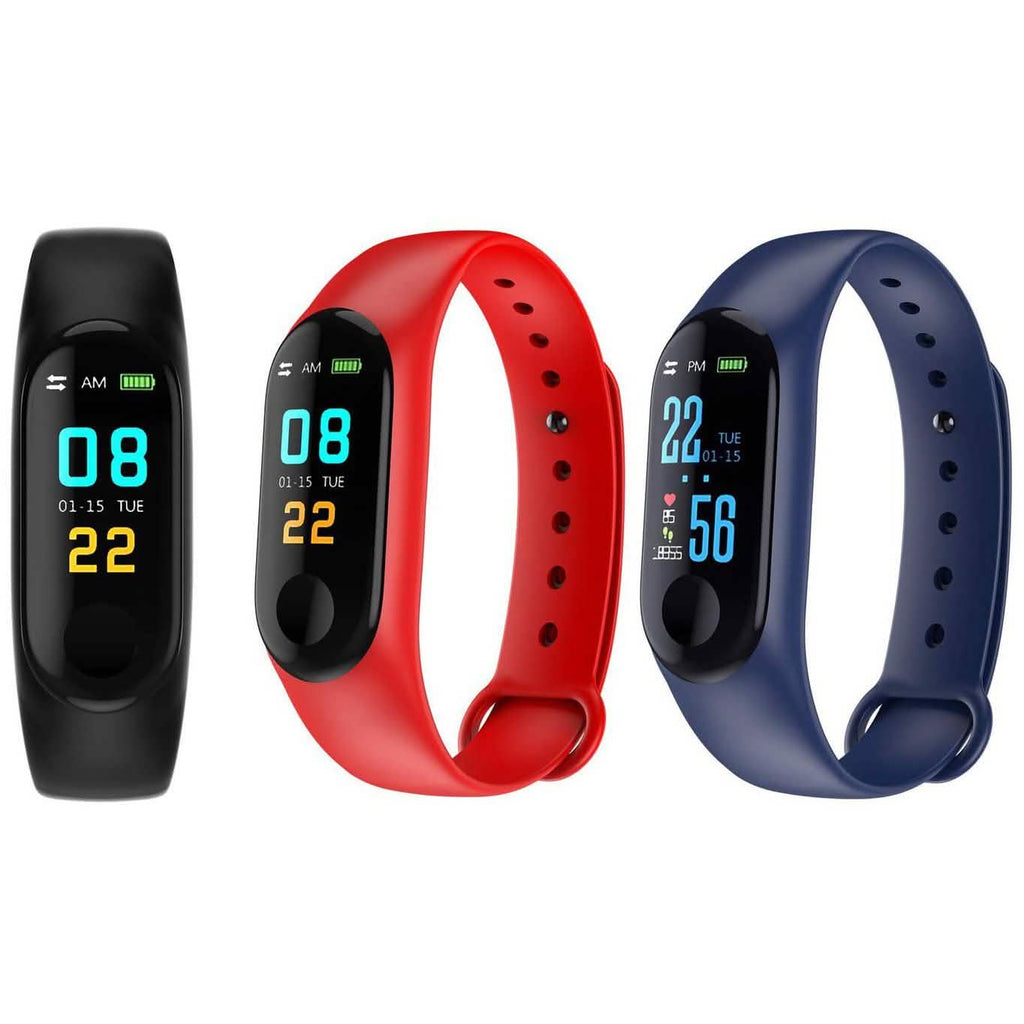 Tracker d'activité avec affichage couleur, moniteur de fréquence cardiaque et suivi du sommeil