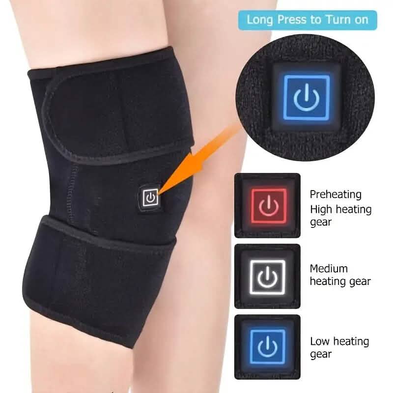 Genouillères chauffantes avec fonction de massage