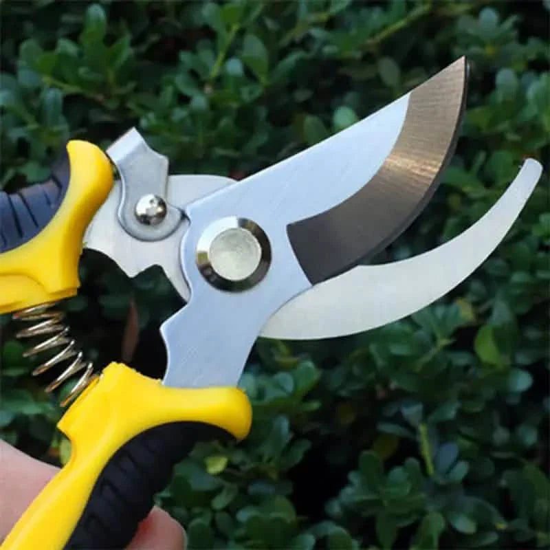 Sécateur robuste avec lames en acier inoxydable antirouille, outil de jardinage à main