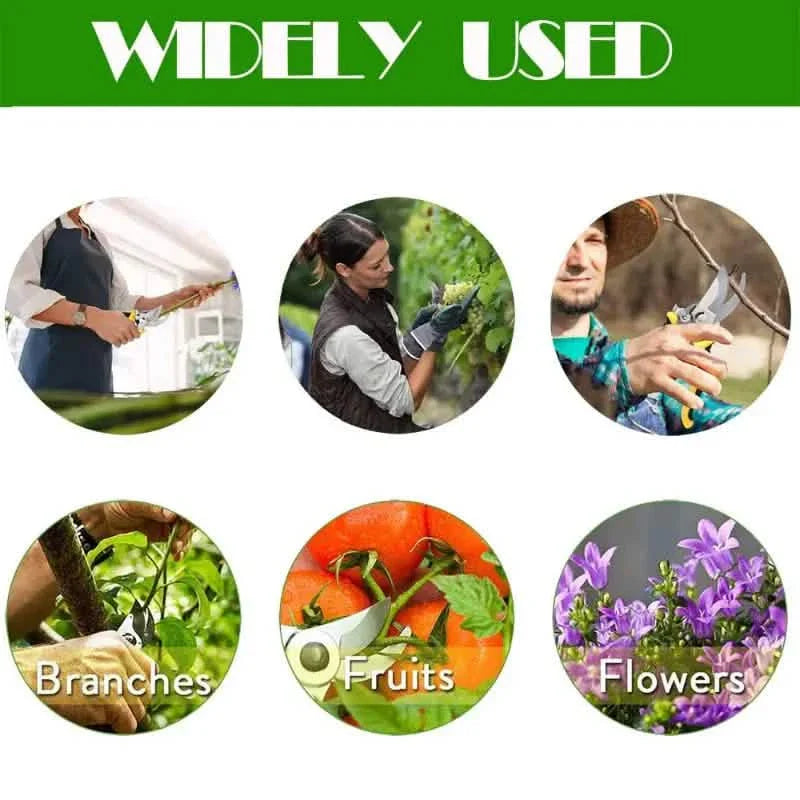 Sécateur robuste avec lames en acier inoxydable antirouille, outil de jardinage à main