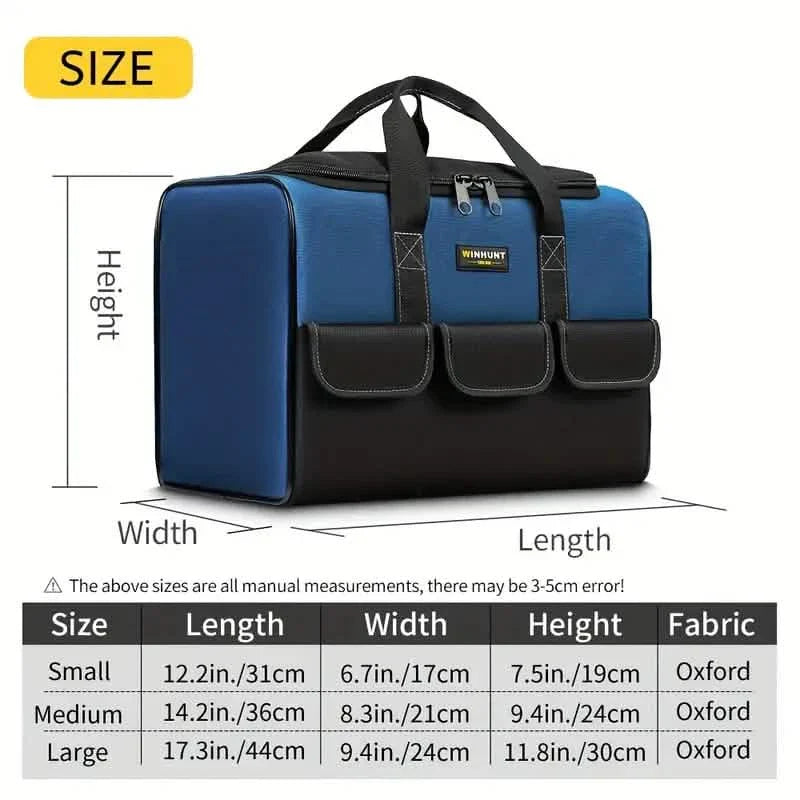 Sac à outils robuste avec grande ouverture