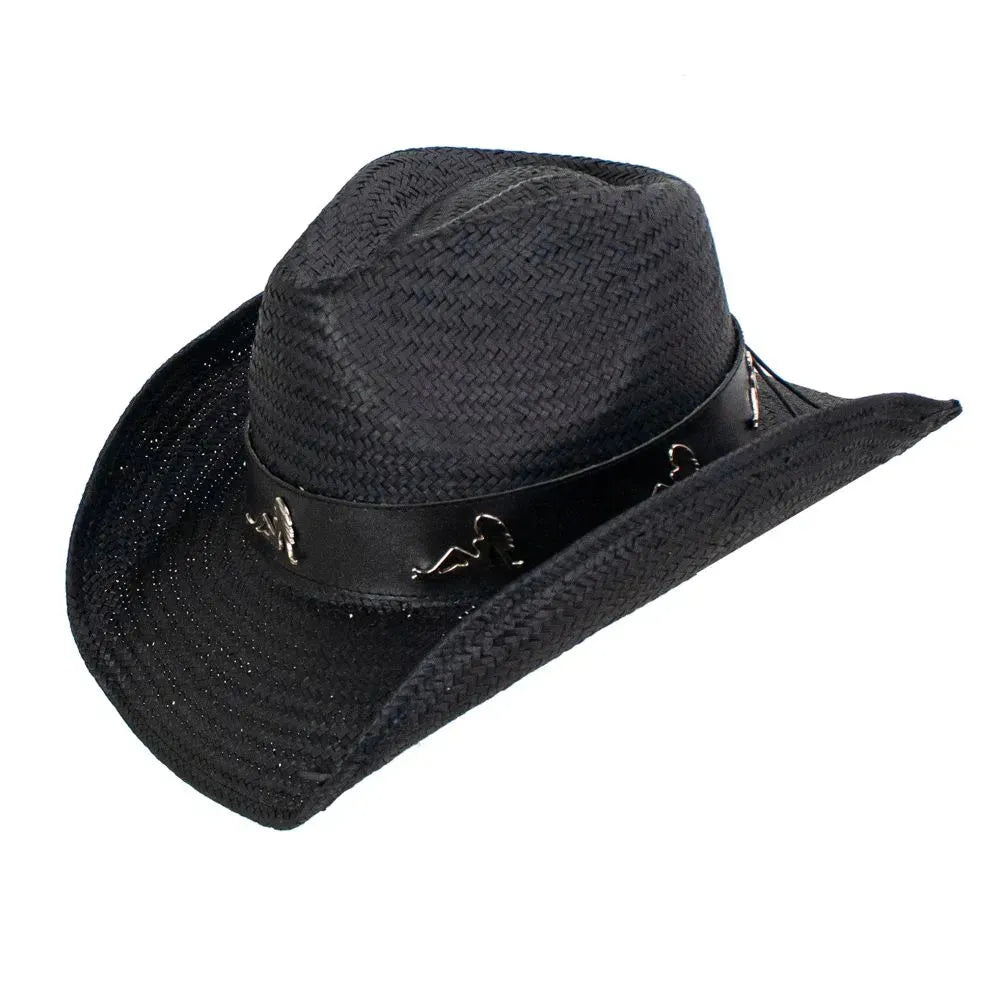 Peter Grimm Hendrix - Chapeau de cowboy en paille