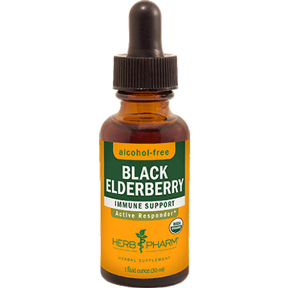 Herb Pharm Glycéré de Sureau Noir 30 ml SANS ALCOOL (PAS pour Enfants)