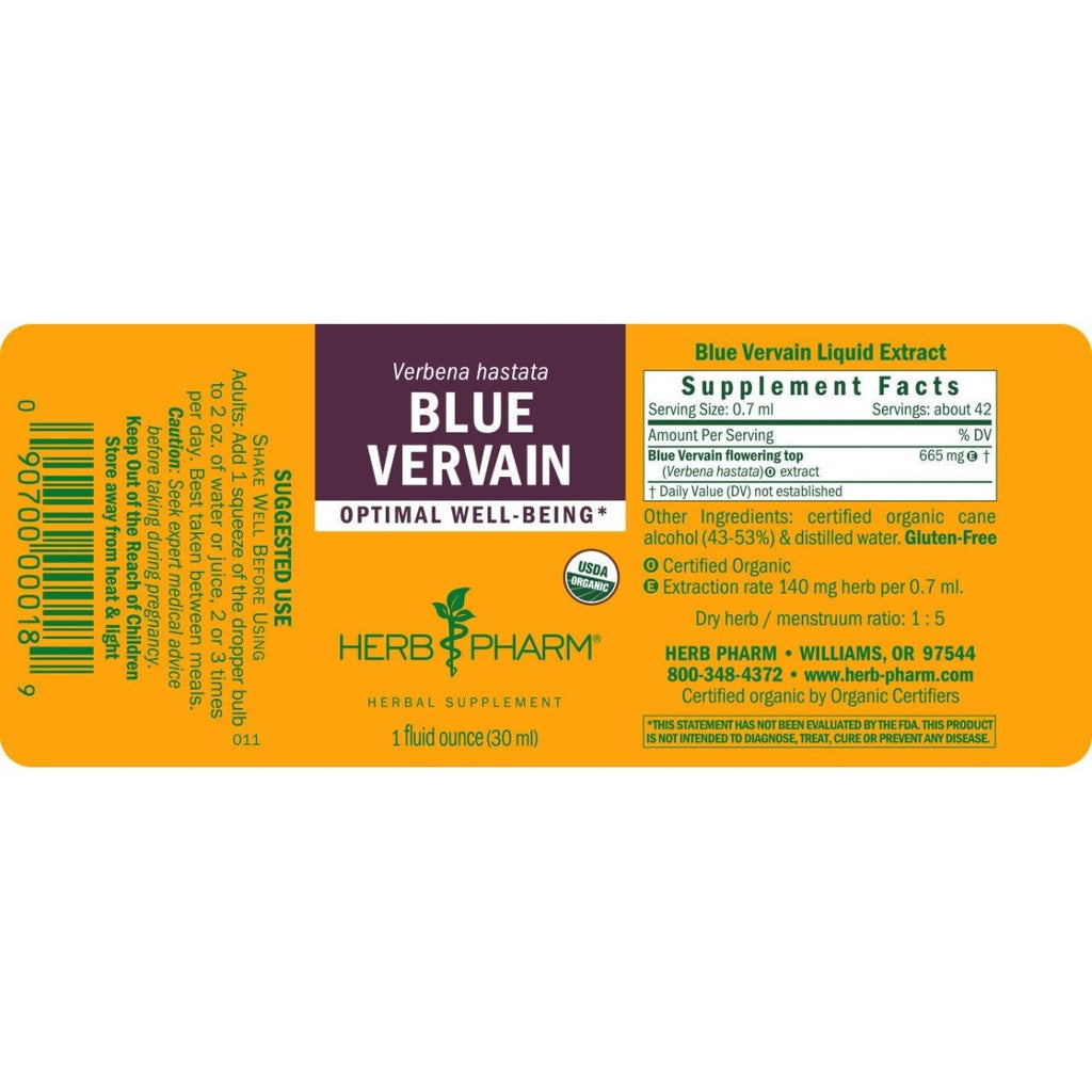 Herb Pharm Verveine bleue 30ml