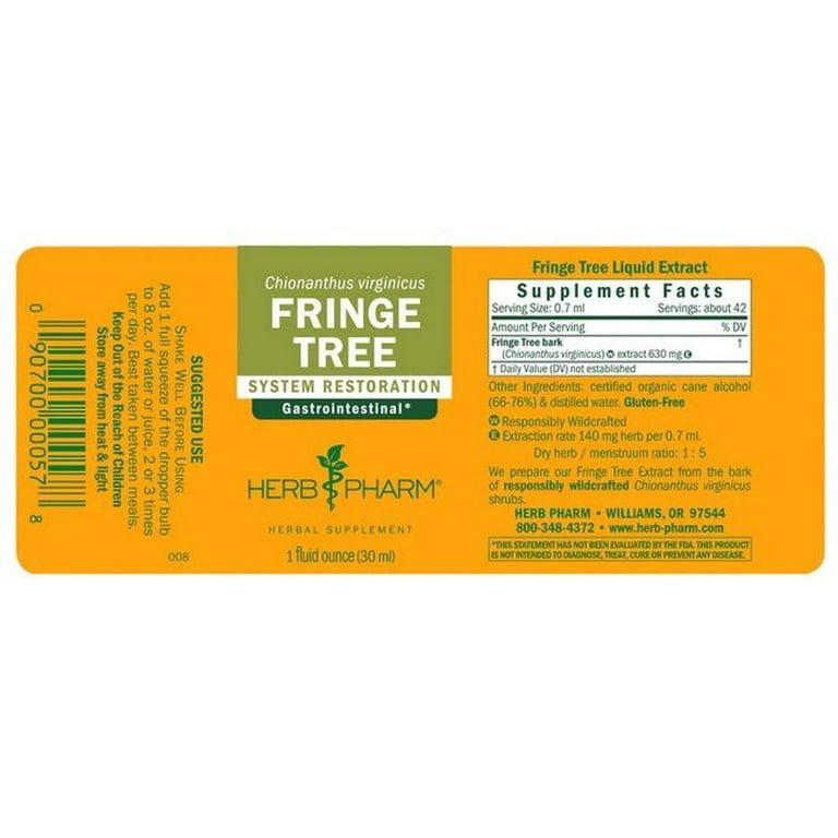 Herb Pharm Arbre à Franges 30ml