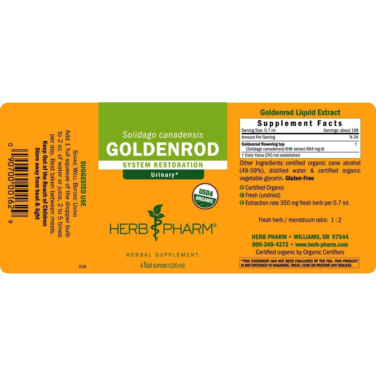 Herb Pharm Verge d'or 4oz