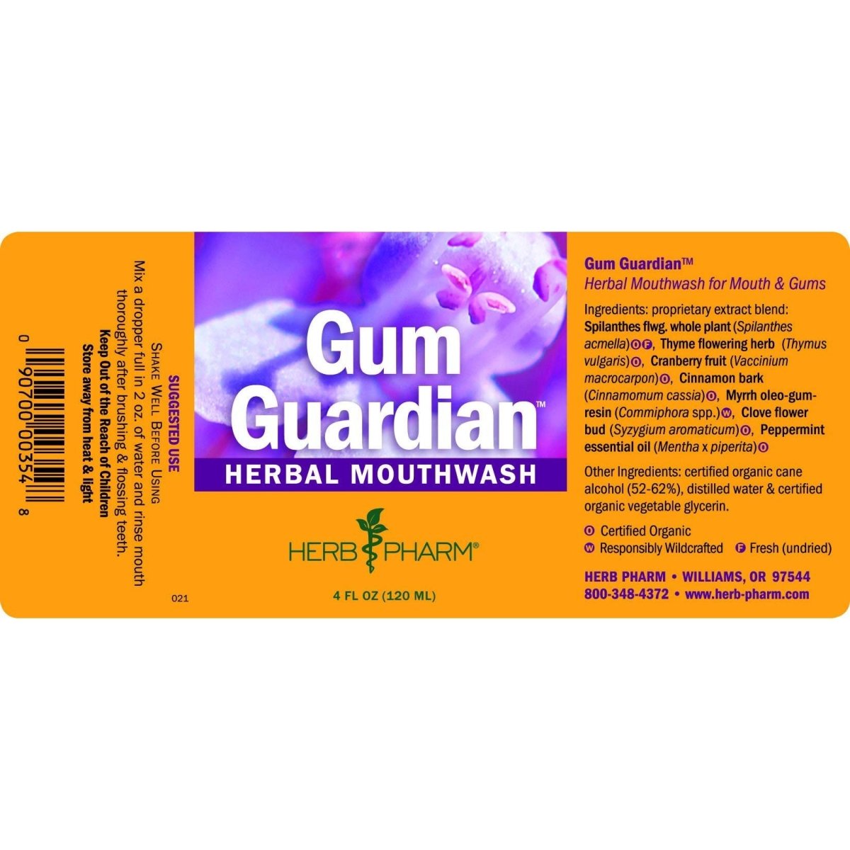Herb Pharm Gum Guardian 120 ml