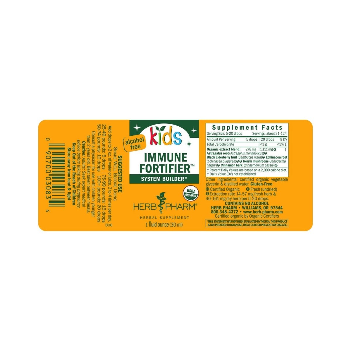 Herb Pharm Kids Immunostimulant 30 ml