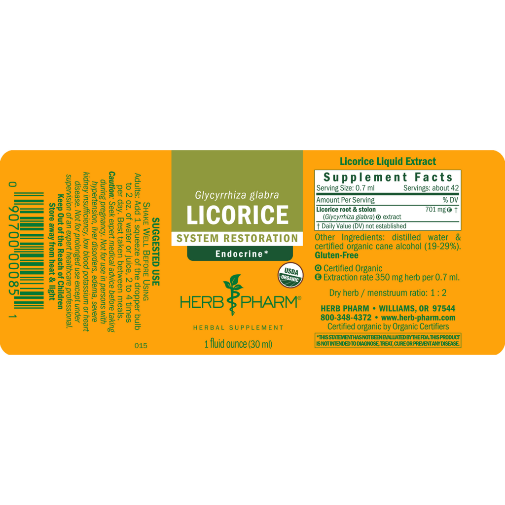 Herb Pharm Réglisse 4oz
