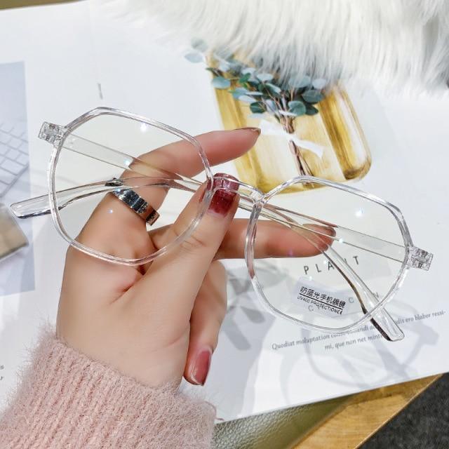 Monture hexagonale pour femmes et hommes, lunettes de mode pour hommes et femmes, lunettes de lecture, monture de lunettes optiques transparentes mignonnes, monture ronde pour femmes, lunettes rétro + 1.0 + 1.5 + 2.0 + 2.5 + 3.0 + 3.5 + 4.0