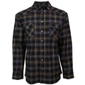 HOOey Flannel (Noir/Crème) - Chemise de travail homme (Liquidation)