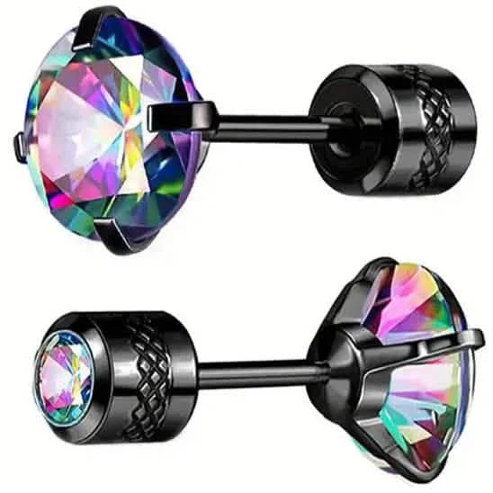 Boucles d'oreilles en zircone synthétique haut de gamme