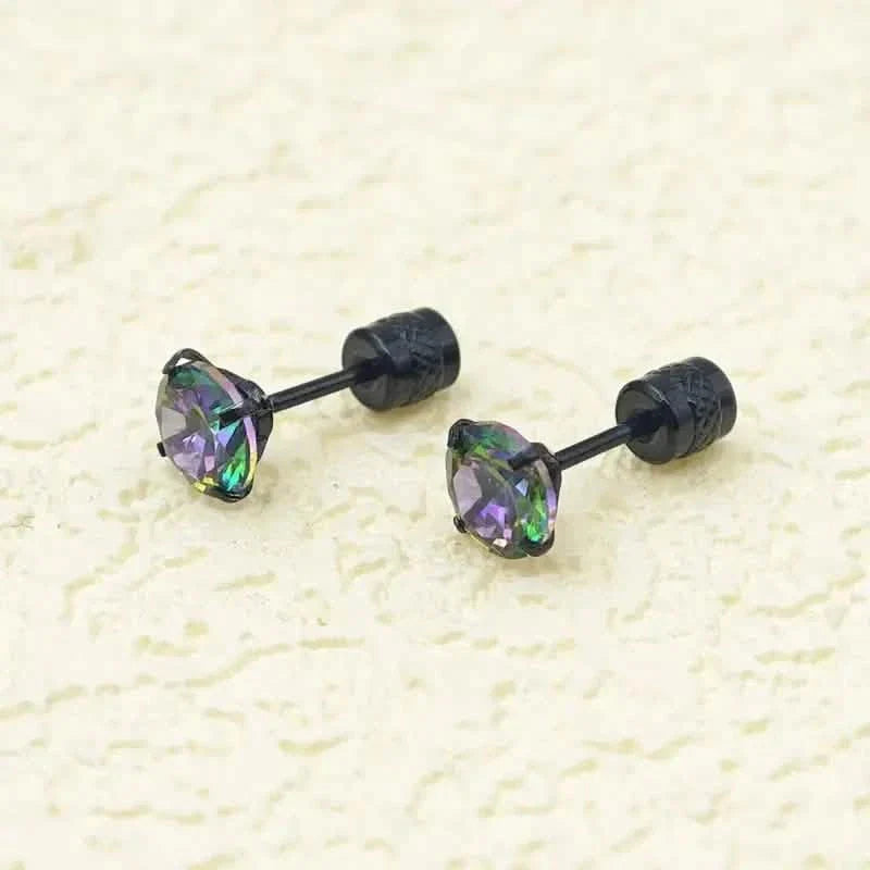 Boucles d'oreilles en zircone synthétique haut de gamme