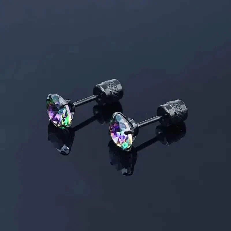 Boucles d'oreilles en zircone synthétique haut de gamme