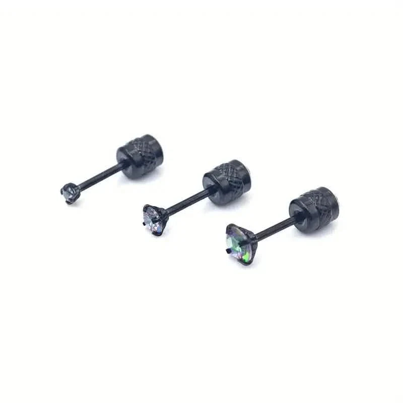 Boucles d'oreilles en zircone synthétique haut de gamme
