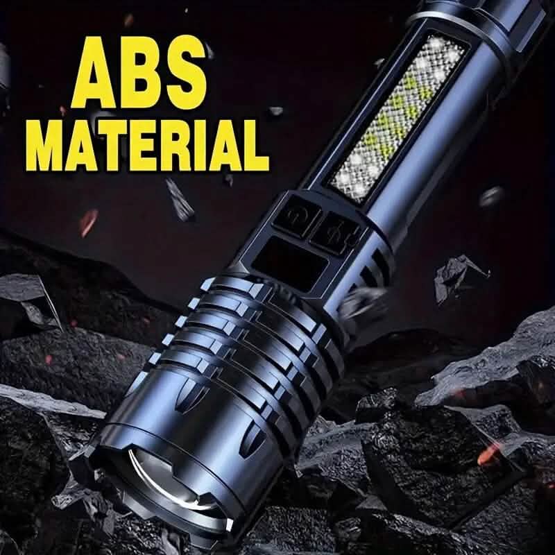 Lampes torches LED rechargeables haute luminosité avec batterie intégrée
