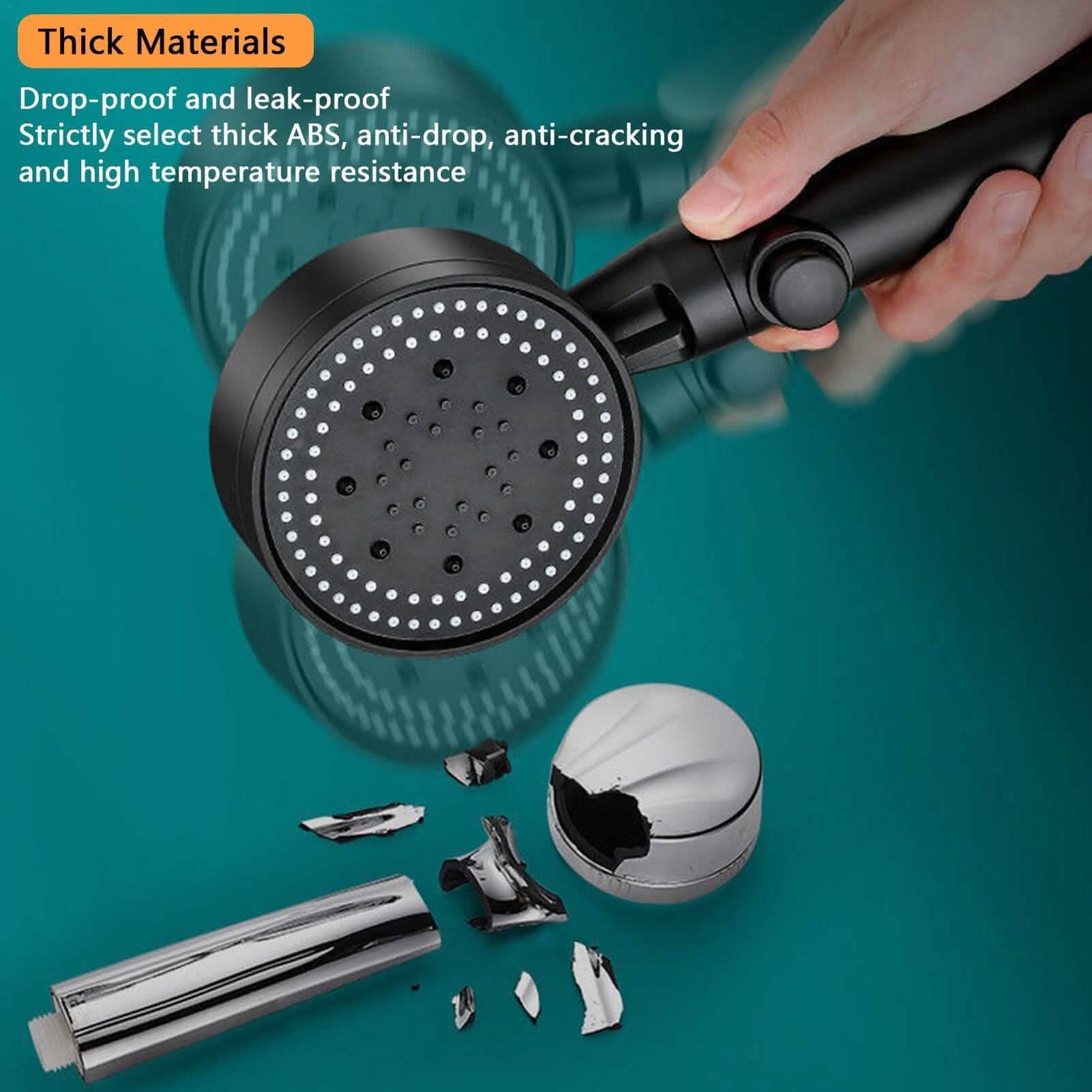 Pommeau de douche haute pression 5 modes réglables Économie d'eau Aérateur de robinet