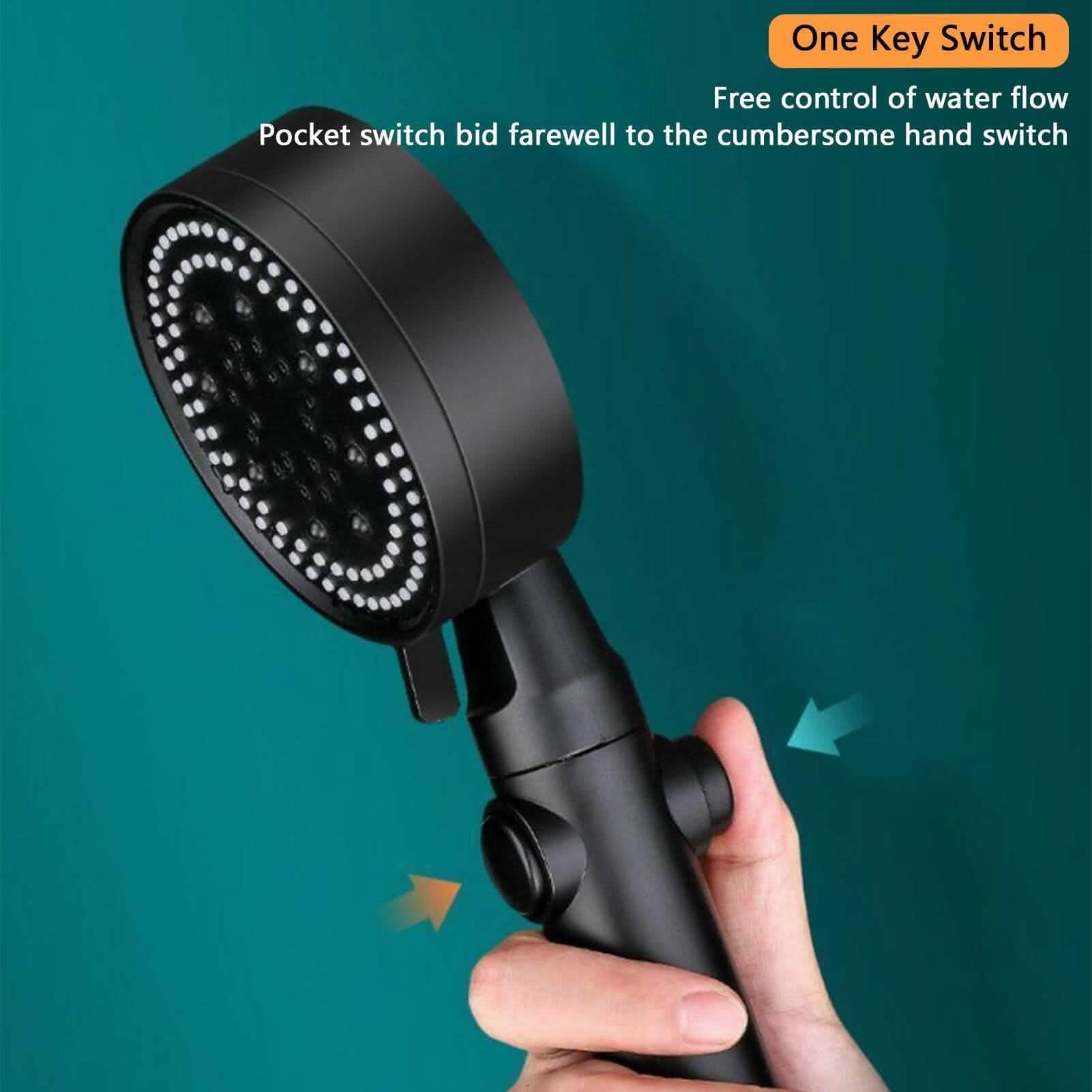 Pommeau de douche haute pression 5 modes réglables Économie d'eau Aérateur de robinet