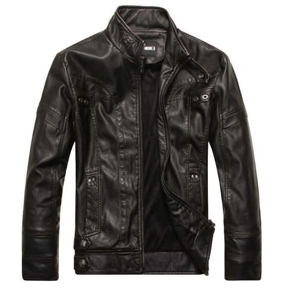 Veste en cuir de haute qualité