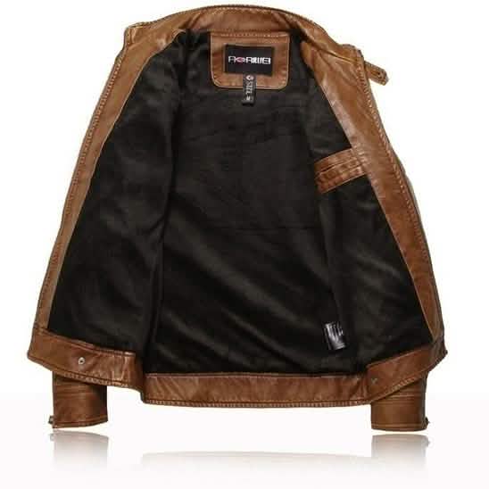 Veste en cuir de haute qualité