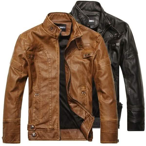 Veste en cuir de haute qualité