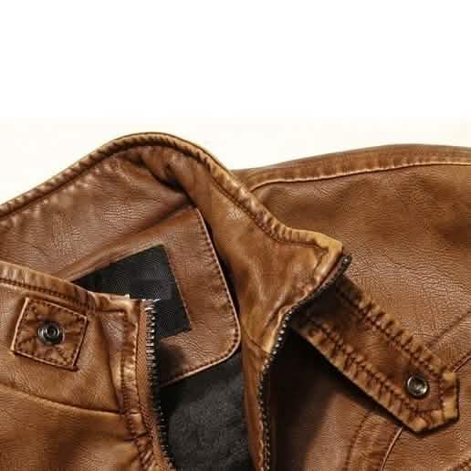 Veste en cuir de haute qualité