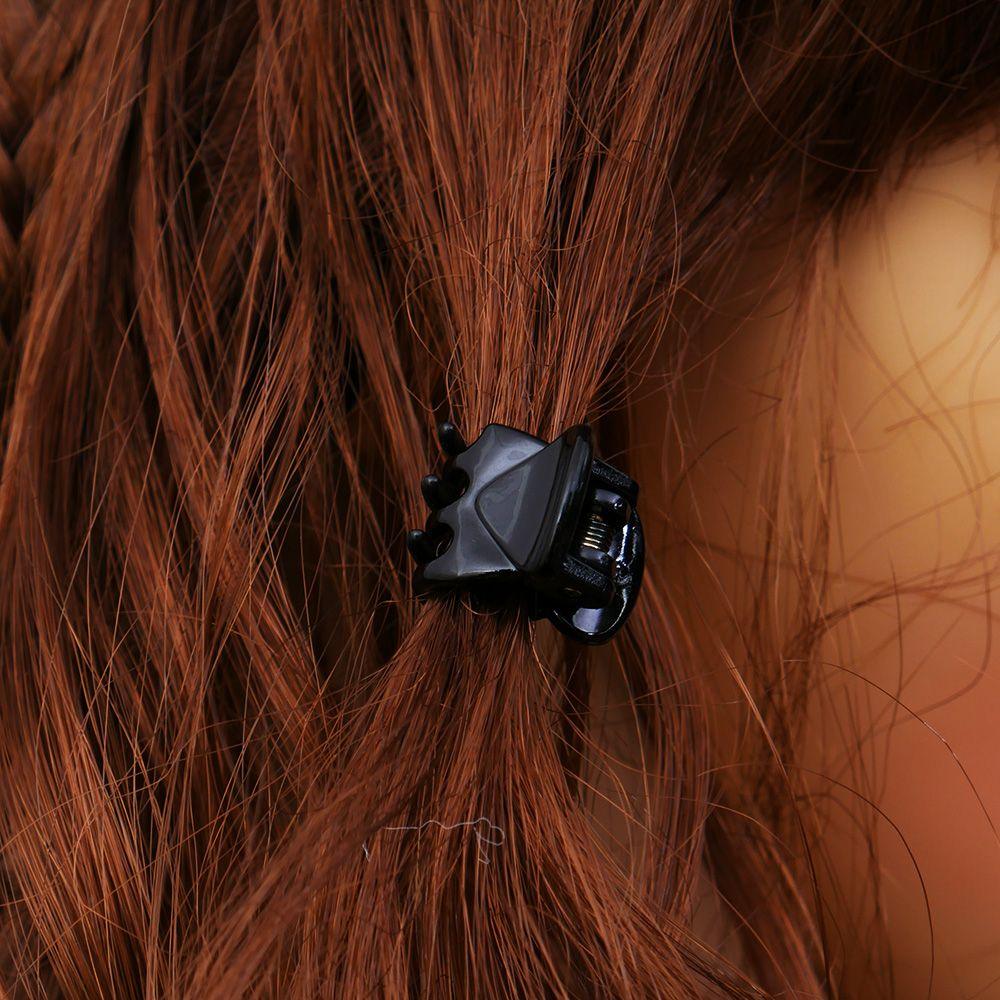 12 mini-pinces à cheveux noires en plastique de haute qualité pour femmes, barrettes, pinces à cheveux et accessoires de coiffure magnifiques pour femmes