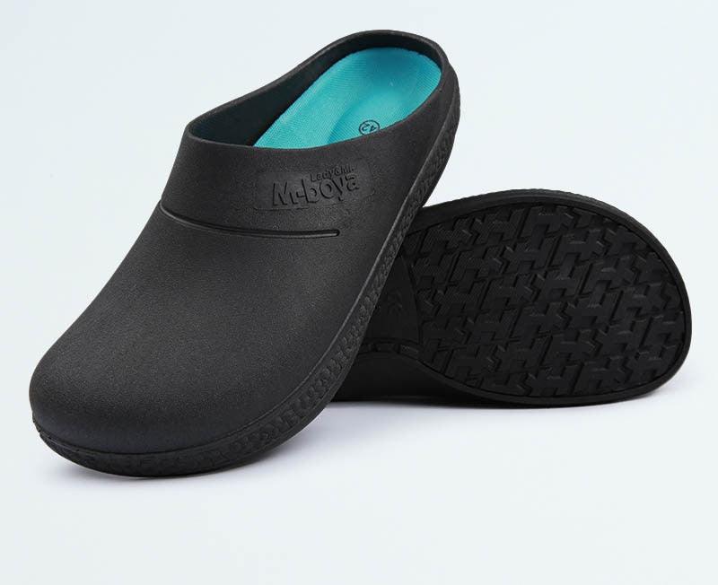 Chaussures de cuisine antidérapantes et imperméables de haute qualité pour chefs cuisiniers, chaussures de travail pour hôtel et restaurant, sandales plates, chaussures de sécurité pour la cuisine, le jardin et la salle de bain