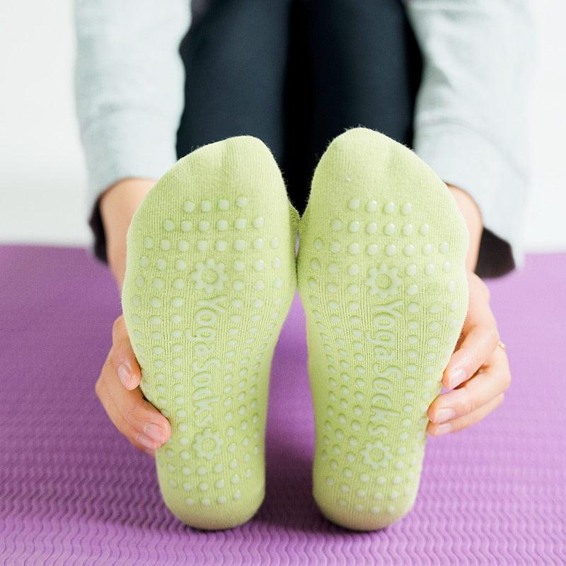 Chaussettes de Pilates de haute qualité, antidérapantes, respirantes, ouvertes à l'arrière, pour le yoga, la danse de ballet, le sport, pour femmes, pour le fitness
