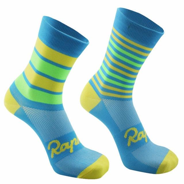 Chaussettes de cyclisme professionnelles de haute qualité, chaussettes de vélo respirantes pour le cyclisme sur route, chaussettes de sport de plein air pour hommes et femmes
