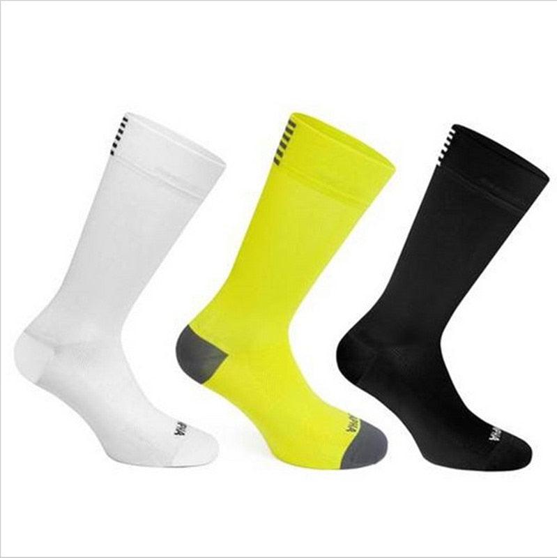 Chaussettes de sport professionnelles de haute qualité, respirantes, pour vélo de route, pour sports de plein air, course cycliste, pour hommes et femmes