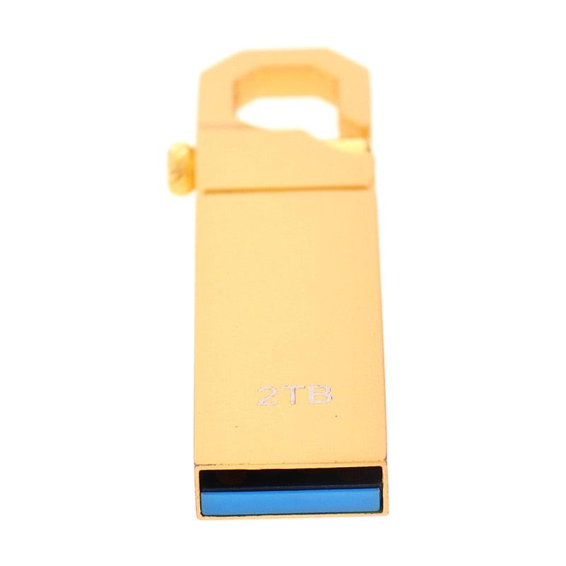 Clé USB Flash haute vitesse 32 Go-2 To USB 3.0 Clé USB double micro-USB pour ordinateur portable PC Ordinateur Audio de voiture Clé USB Disque Stockage externe Clé USB Porte-clés de voiture