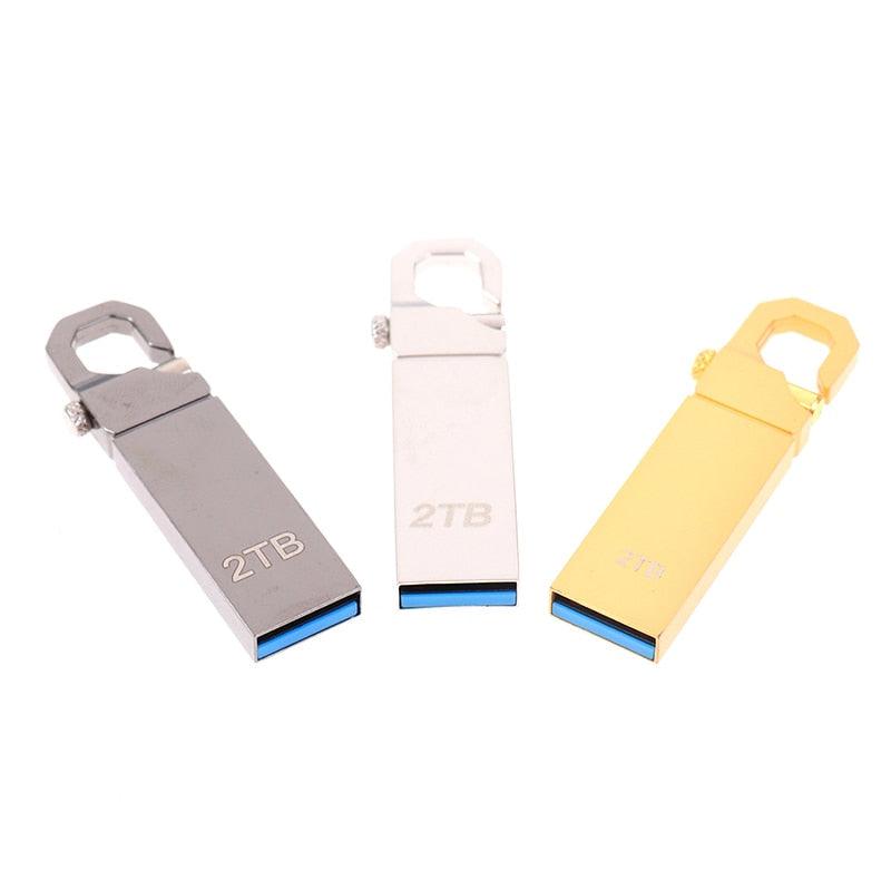 Clé USB Flash haute vitesse 32 Go-2 To USB 3.0 Clé USB double micro-USB pour ordinateur portable PC Ordinateur Audio de voiture Clé USB Disque Stockage externe Clé USB Porte-clés de voiture