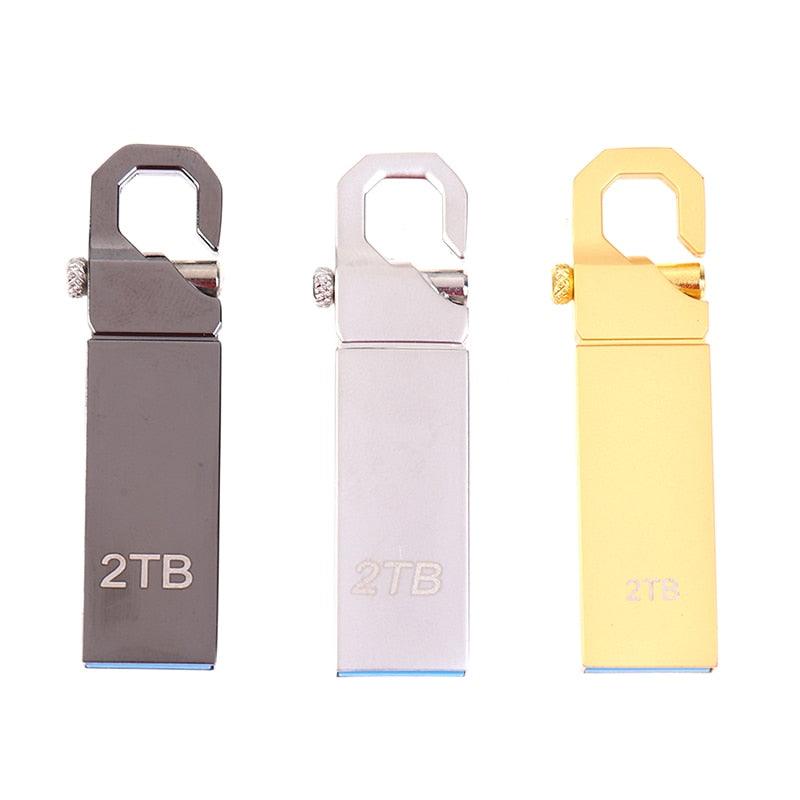 Clé USB Flash haute vitesse 32 Go-2 To USB 3.0 Clé USB double micro-USB pour ordinateur portable PC Ordinateur Audio de voiture Clé USB Disque Stockage externe Clé USB Porte-clés de voiture